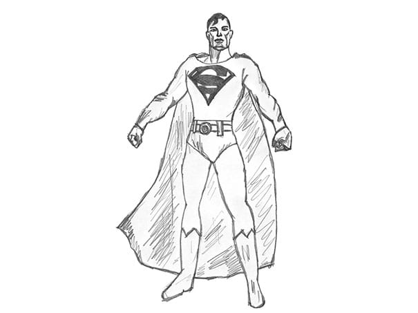 Superman: ein «großer Mann» in der westlichen Version.