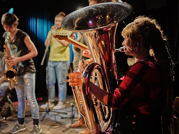 Annika Granlund: Mit der Tuba von Finnland nach Luzern (Foto: Ingo Höhn)