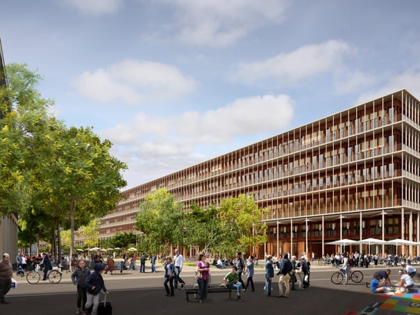 Mit dem neuen Gebäude direkt neben dem Luzerner Bahnhof erhält die Hochschule Luzern 2025 eine topmoderne Infrastruktur.