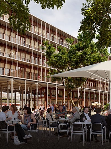 Mit dem neuen Gebäude direkt neben dem Luzerner Bahnhof erhält die Hochschule Luzern 2025 eine topmoderne Infrastruktur.