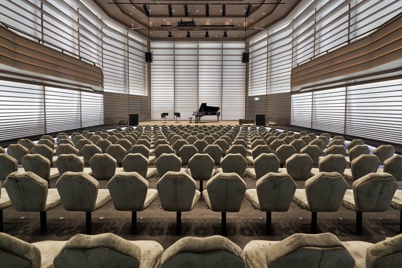 Der Konzertsaal mit 280 Plätzen (Foto: Ingo Höhn)