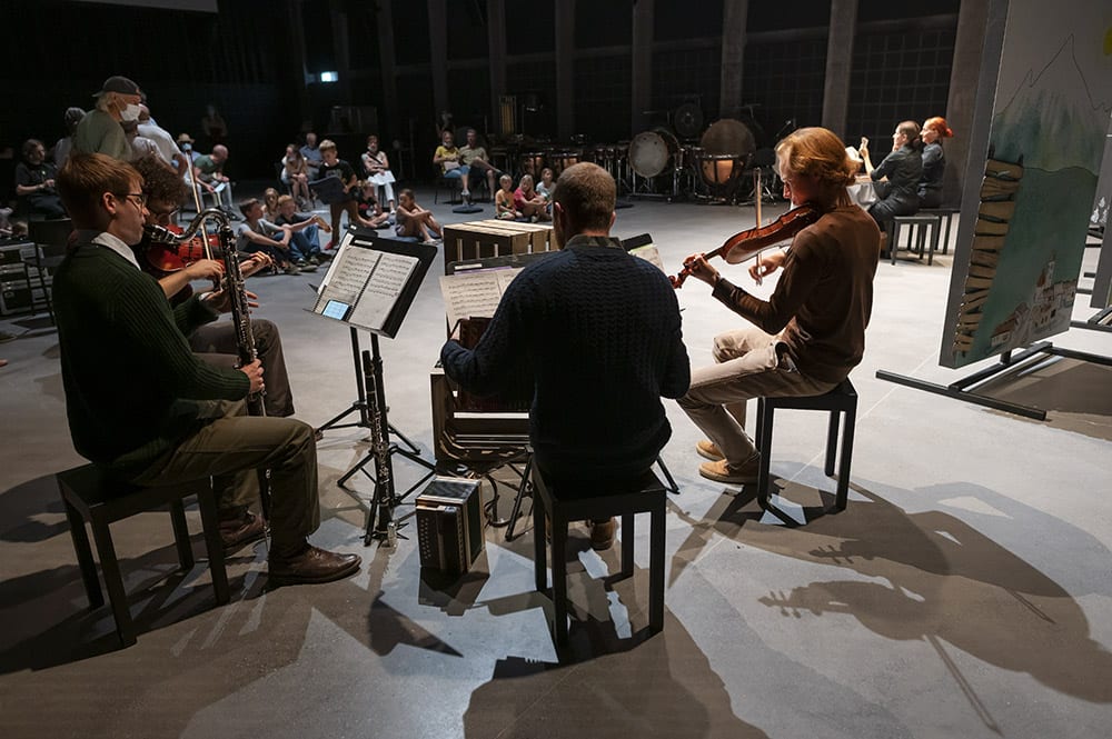 Erstmals vor Publikum: Bei der Eröffnung des Musik-Neubaus der Hochschule Luzern im September gab es eine kleine Kostprobe.