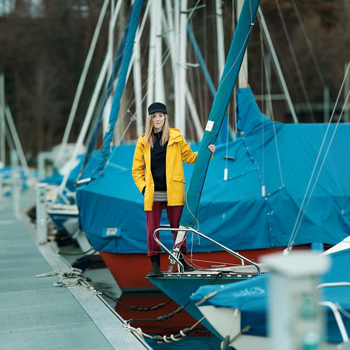 Ständig unterwegs zu neuen Ufern: Jadwiga Kowalska dreht Animationsfilme, zeichnet Kinderbücher und segelt leidenschaftlich gern.