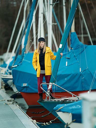 Ständig unterwegs zu neuen Ufern: Jadwiga Kowalska dreht Animationsfilme, zeichnet Kinderbücher und segelt leidenschaftlich gern.