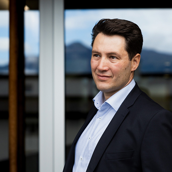 Manuel Dubacher, HSLU-Alumnus und Co-Ceo von bio-familia AG