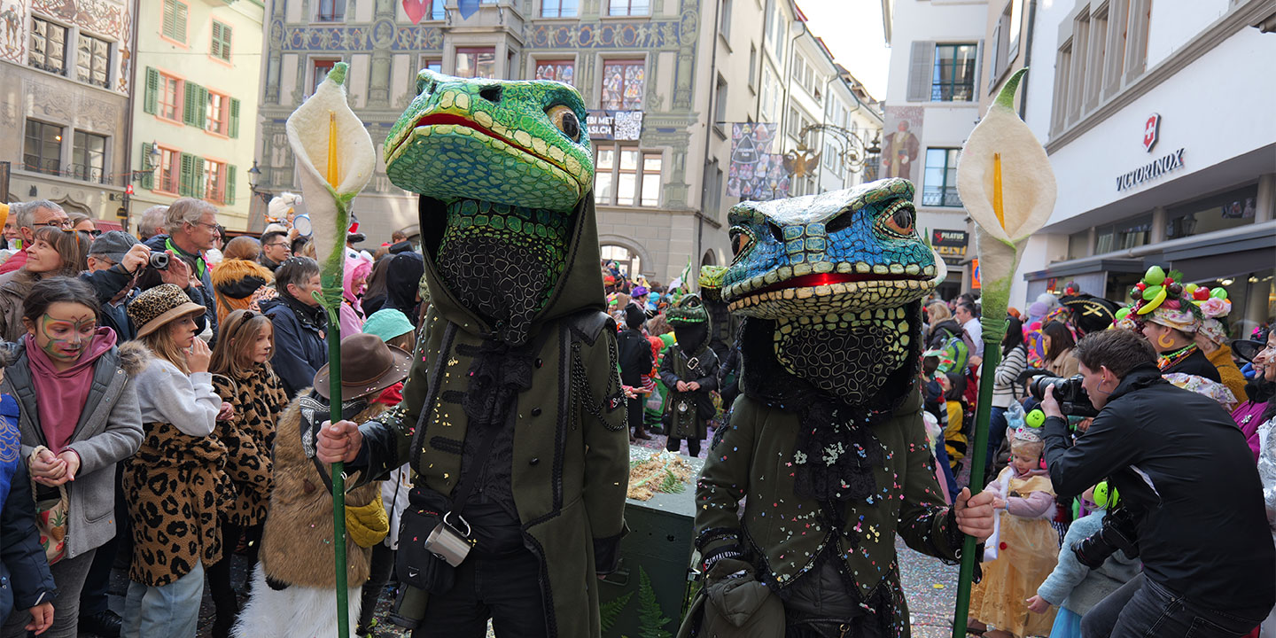 Impression von der Luzerner Fasnacht. Bild: Tim Meier