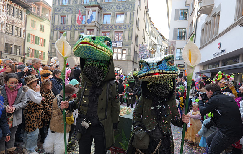 Impression von der Luzerner Fasnacht. Bild: Tim Meier