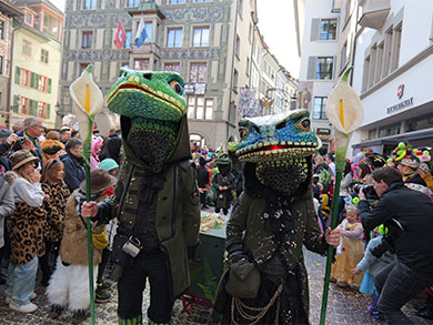 Impression von der Luzerner Fasnacht. Bild: Tim Meier