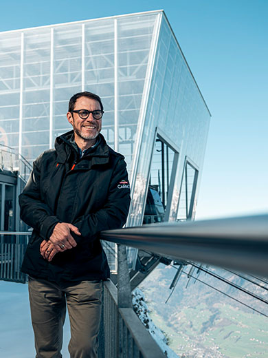 Peter Bircher auf dem Stanserhorn