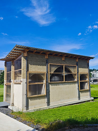 Lehmbaupavillon Manal Lehmbaupavillon Manal